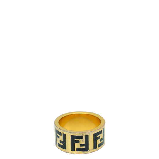Fendi Black Forever Fendi Medium Ring 53