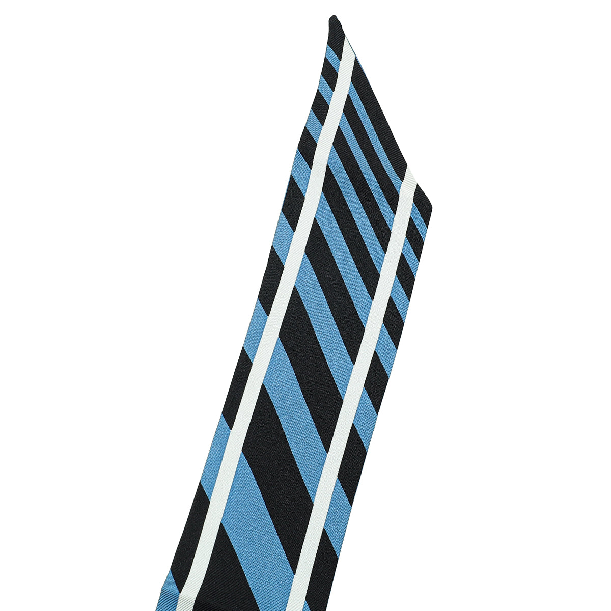 Fendi Blue Multicolour Wrappy Silk Bandeau-Fendi-THE CLOSET