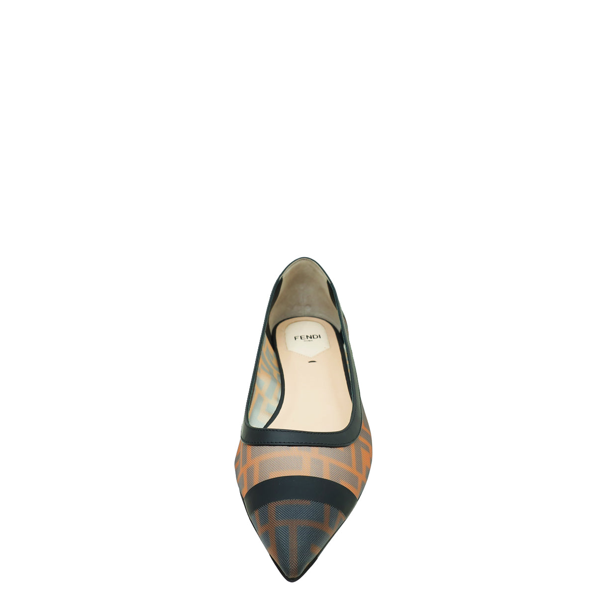 Fendi Bicolor Mesh Colibri Flats 39-Fendi-THE CLOSET