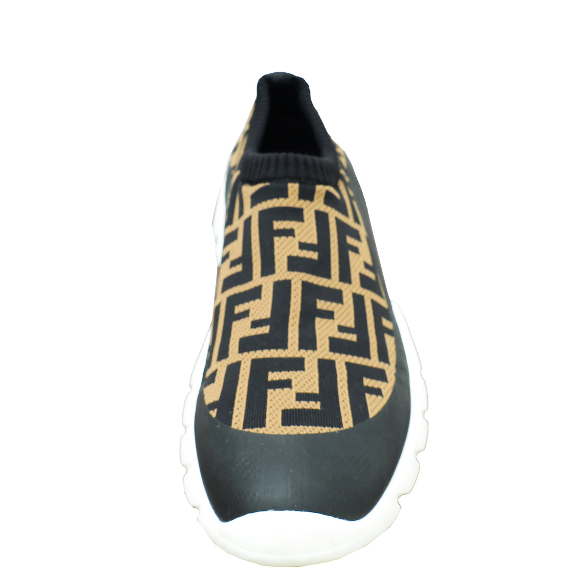 Fendi Tricolor Zucca Tech Fabric Sock Sneakers 7
