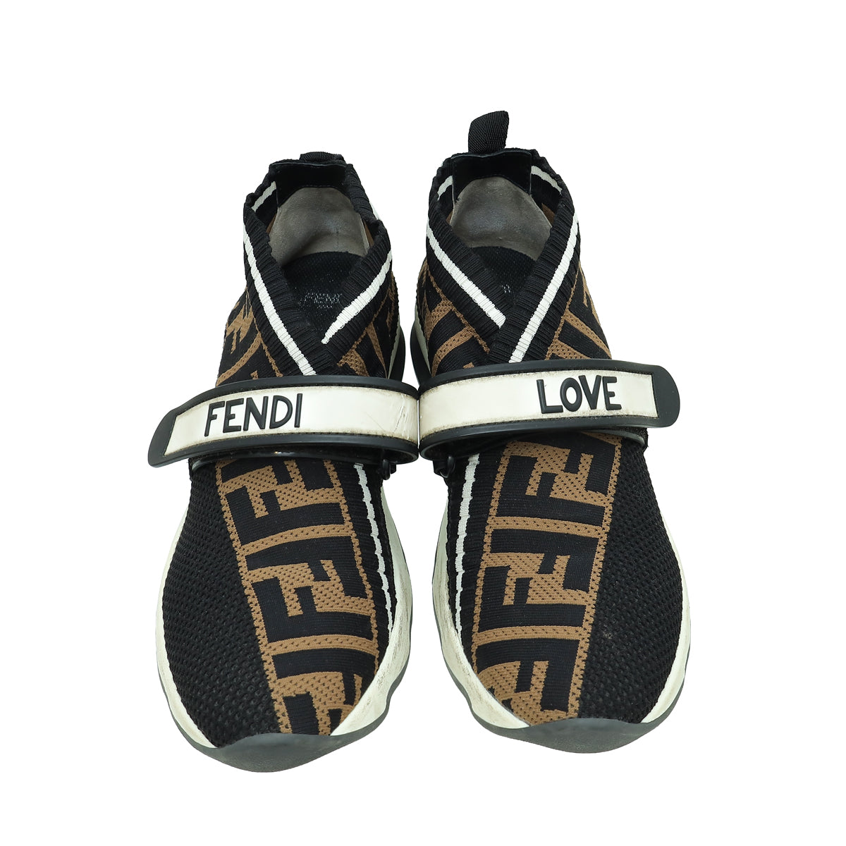 Fendi Tricolor Love Rockoko Sneakers 37