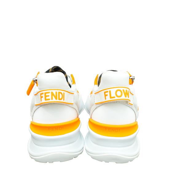 Fendi Bicolor Mesh Suede Flow Sneaker 36.5