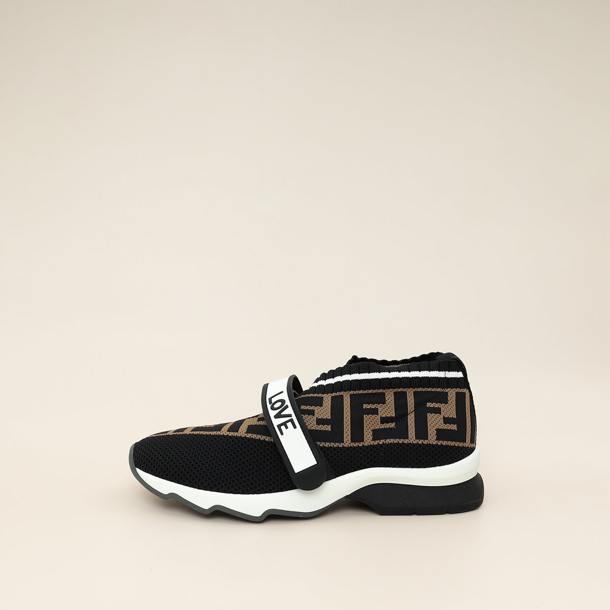 Fendi Tricolor Love Rockoko Sneakers 37-Fendi-THE CLOSET