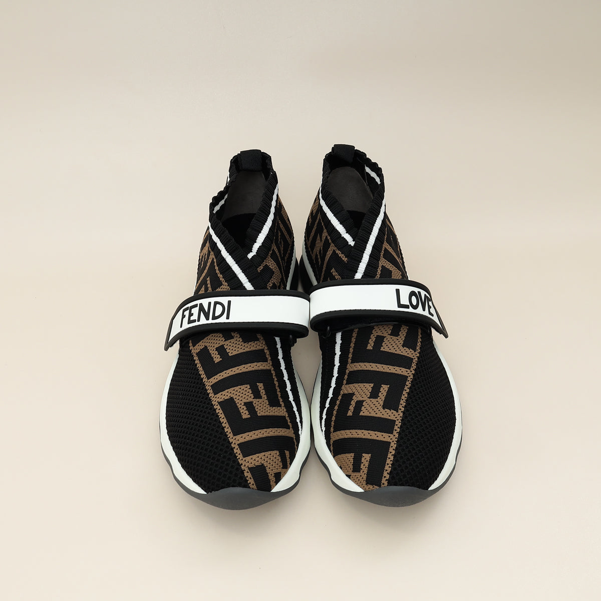 Fendi Tricolor Love Rockoko Sneakers 37-Fendi-THE CLOSET
