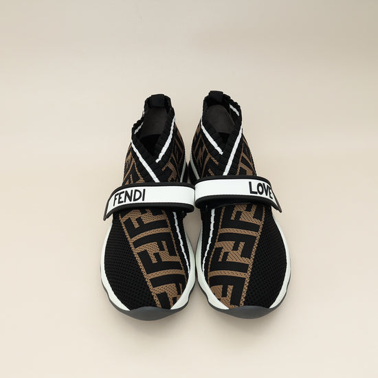 Fendi Tricolor Love Rockoko Sneakers 37-Fendi-THE CLOSET