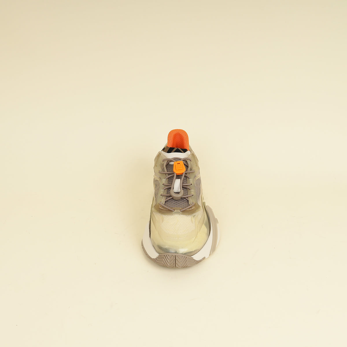 Fendi Beige Flow Low Top Sneakers 6-Fendi-THE CLOSET