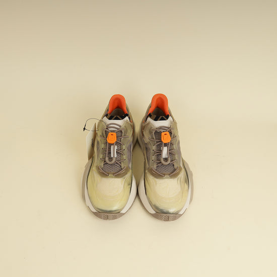 Fendi Beige Flow Low Top Sneakers 6-Fendi-THE CLOSET