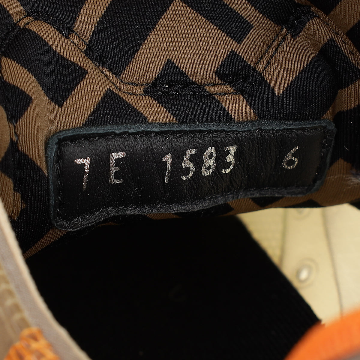 Fendi Beige Flow Low Top Sneakers 6-Fendi-THE CLOSET