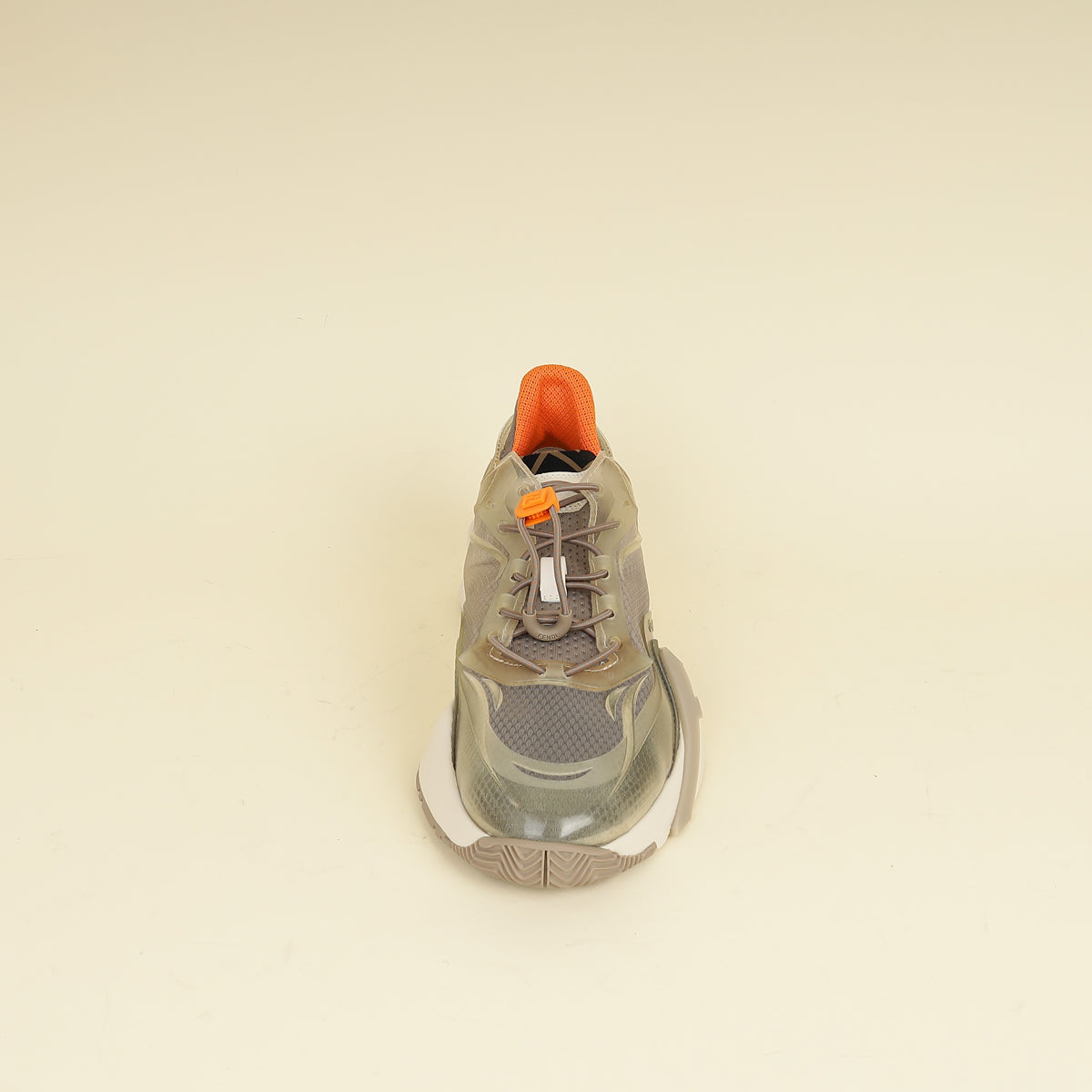 Fendi Beige Flow Low Top Sneakers 7-Fendi-THE CLOSET