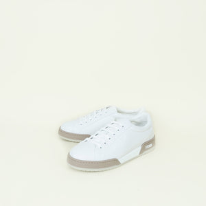 Fendi White Match Low Top Sneakers 8