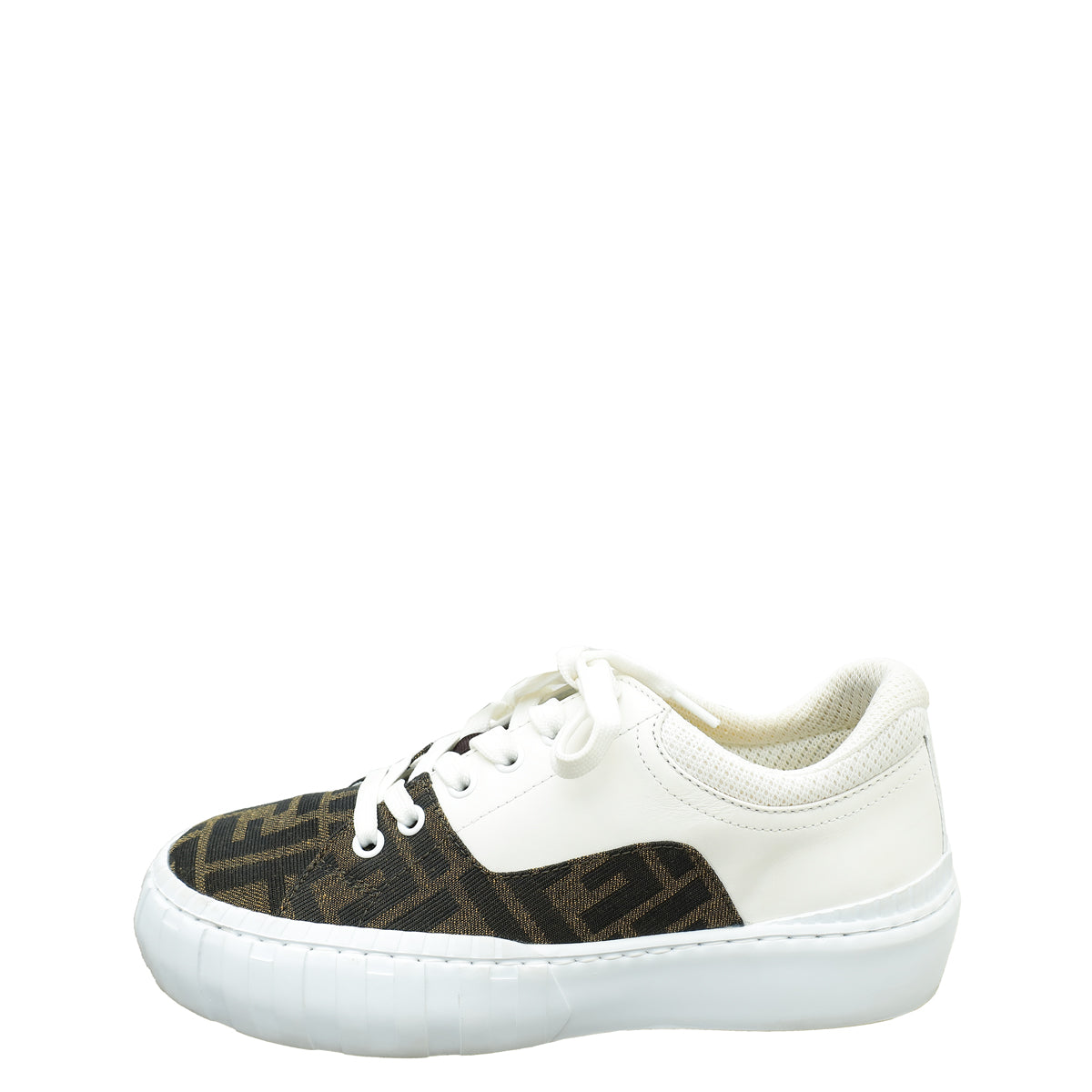 Fendi Bicolor Force Low Top Sneakers 36