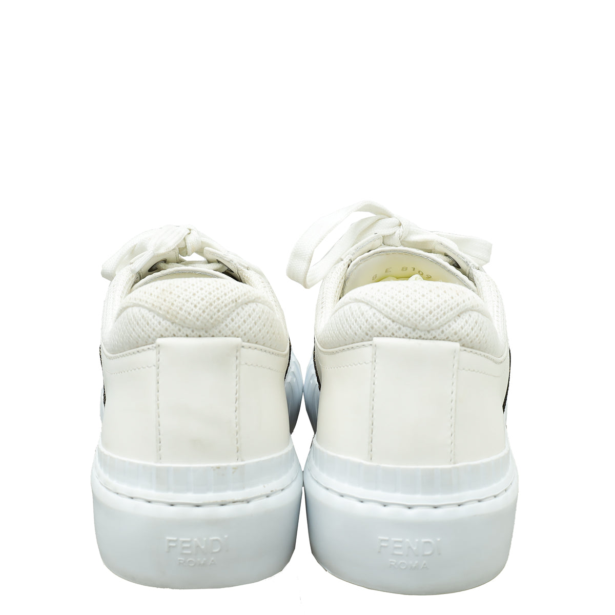 Fendi Bicolor Force Low Top Sneakers 36