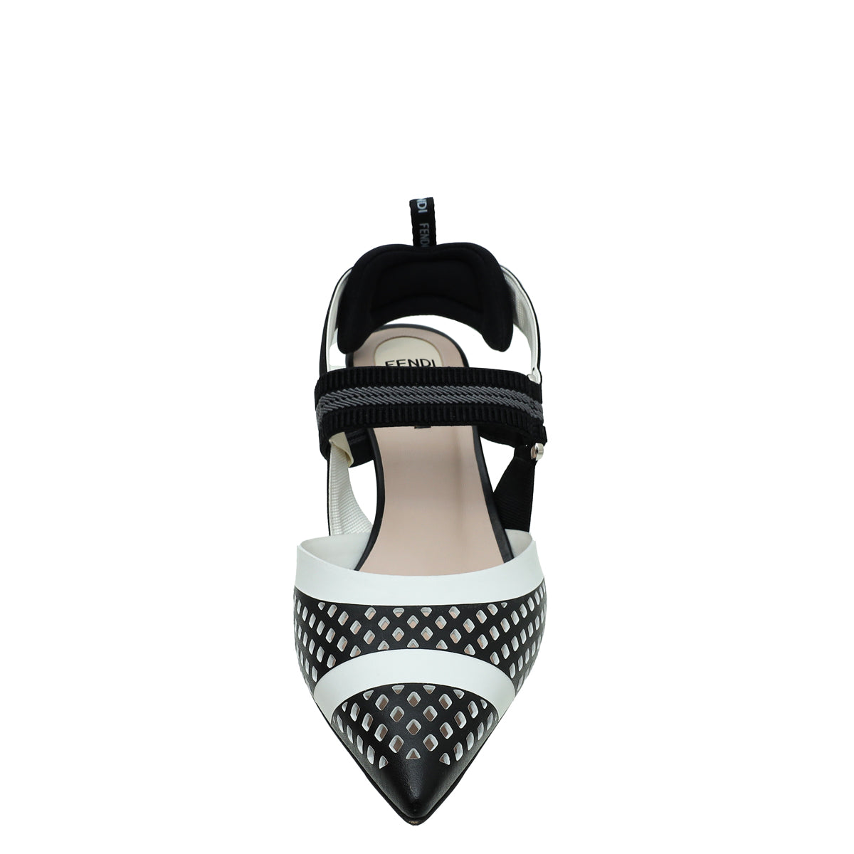 Fendi Bicolor Colibri Slingback 37.5-Fendi-THE CLOSET