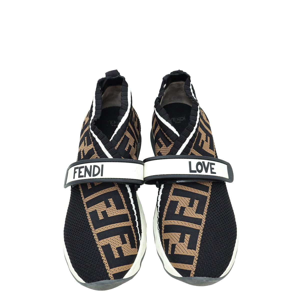 Fendi Tricolor Love Rockoko Sneakers 37.5