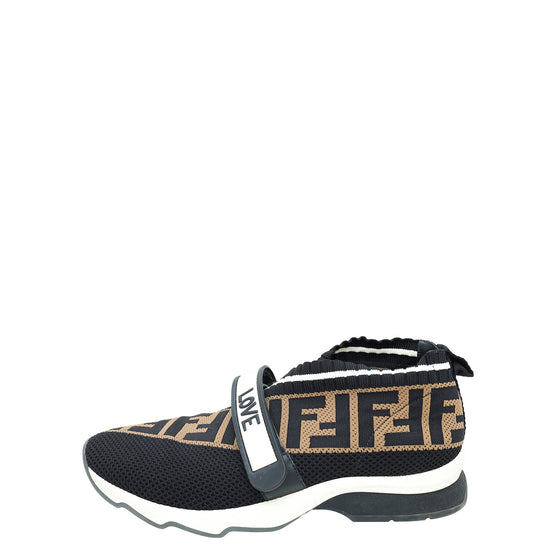 Fendi Tricolor Love Rockoko Sneakers 37