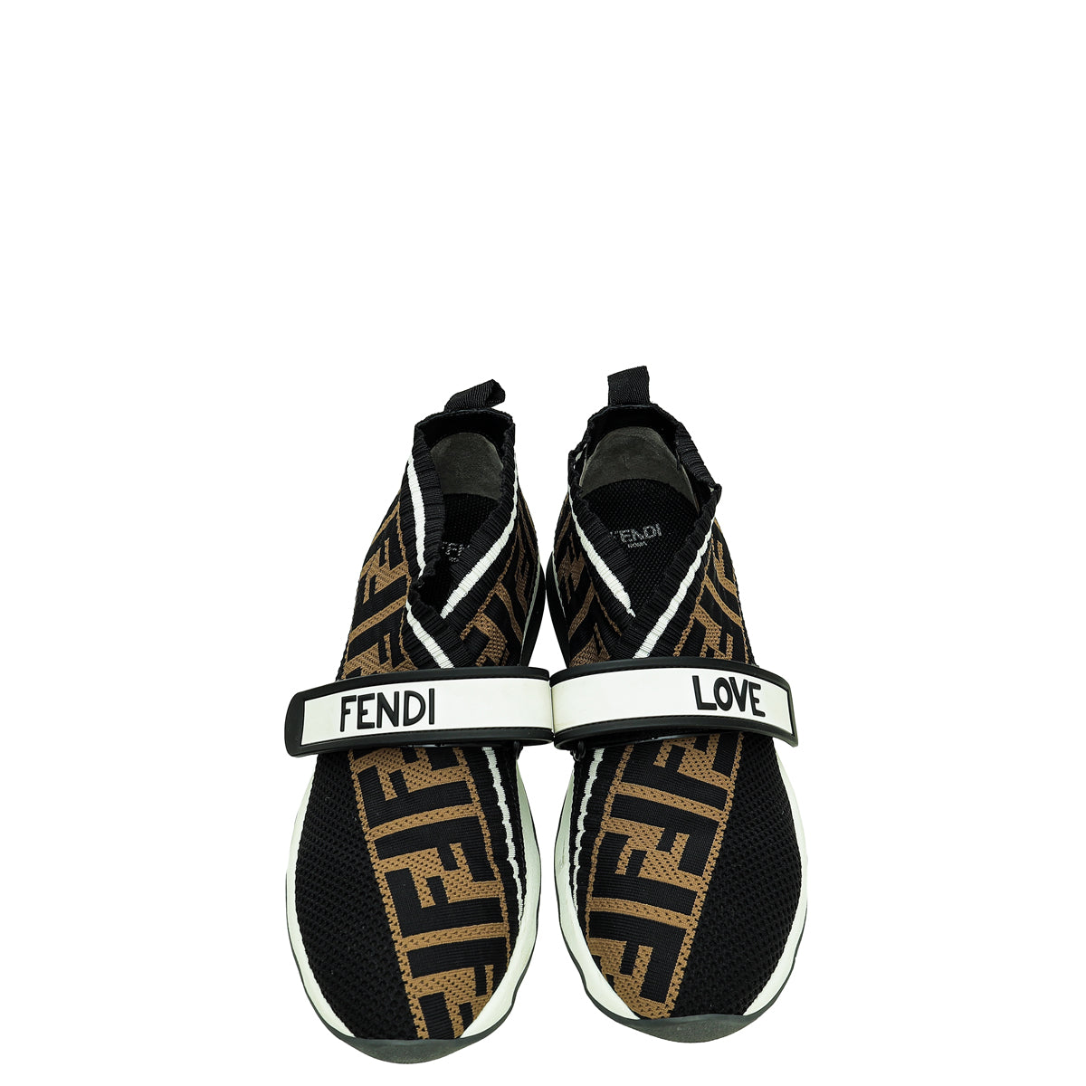 Fendi Tricolor Love Rockoko Sneakers 35