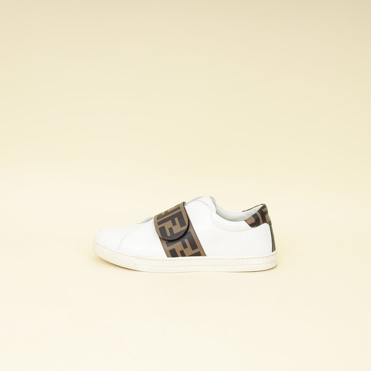 Fendi Bicolor FF Velcro Slip On Sneakers 37-Fendi-THE CLOSET
