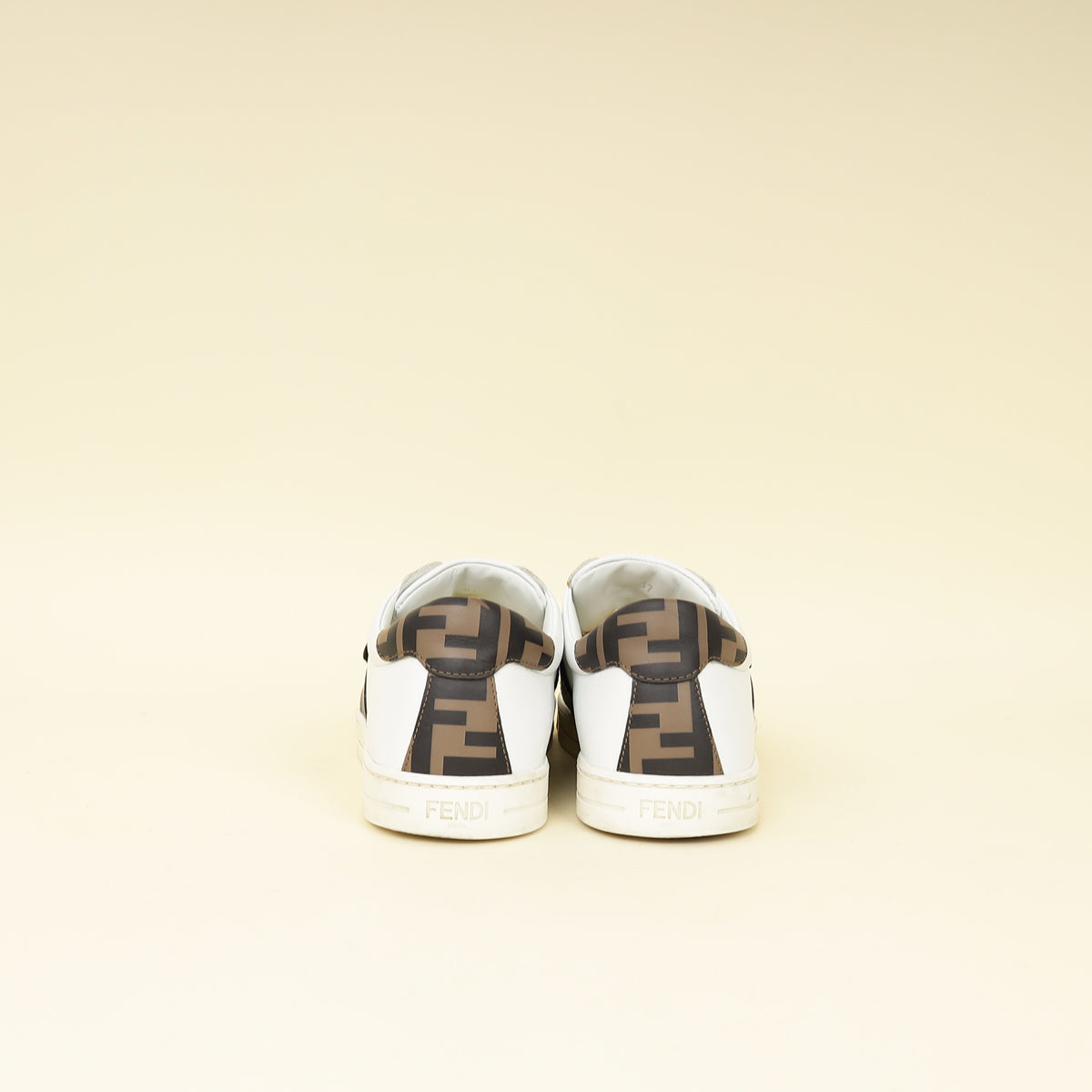 Fendi Bicolor FF Velcro Slip On Sneakers 37-Fendi-THE CLOSET