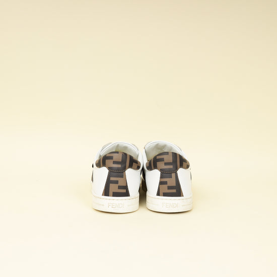 Fendi Bicolor FF Velcro Slip On Sneakers 37-Fendi-THE CLOSET