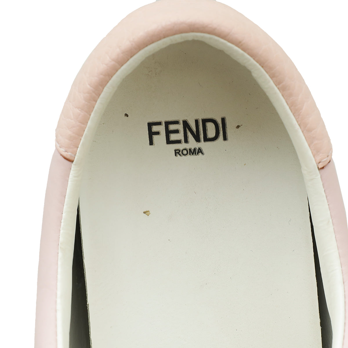 Fendi Pink Rockoclick Slip On Sneakers 38