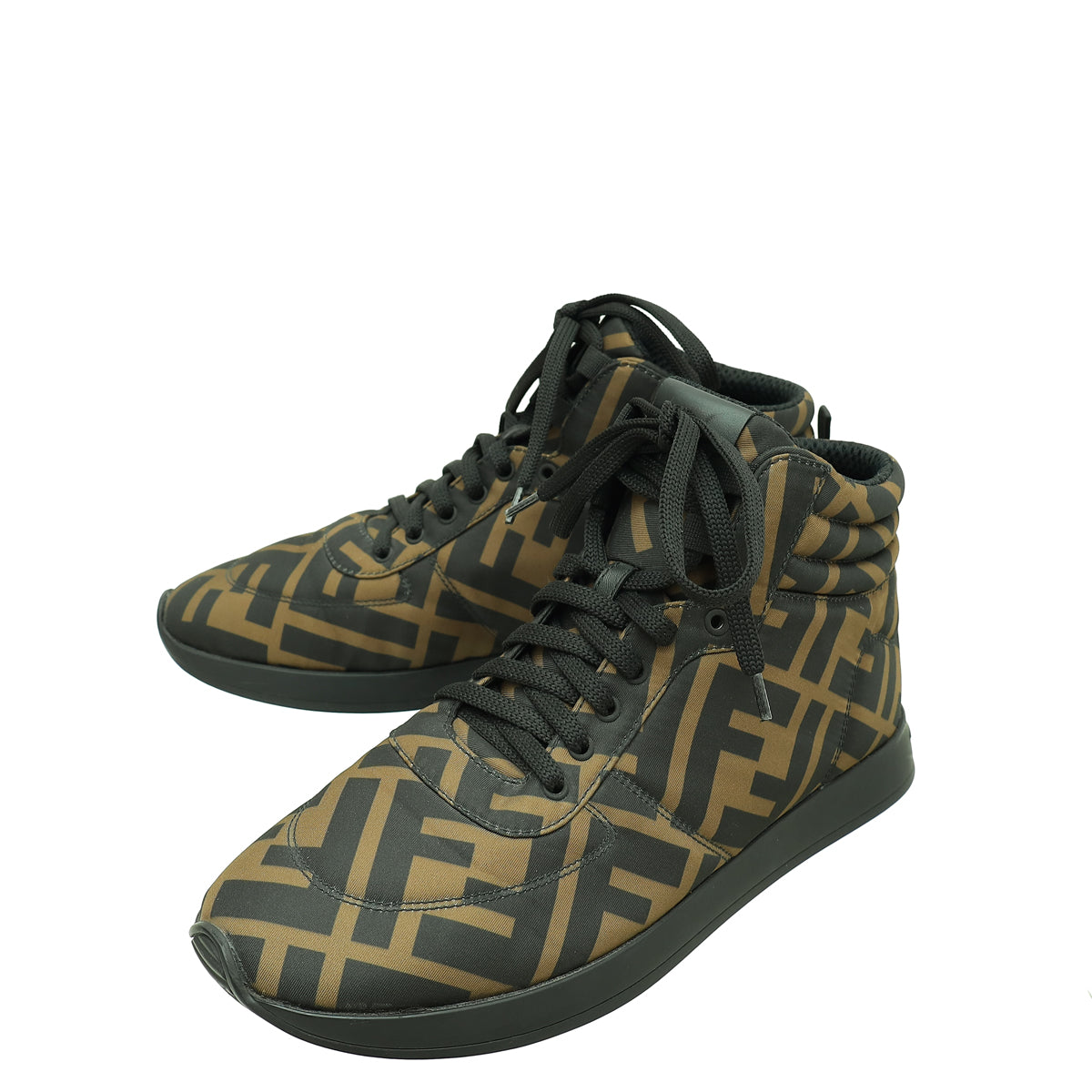 Fendi Bicolor FF Freedom Ankle Sneaker 38-Fendi-THE CLOSET