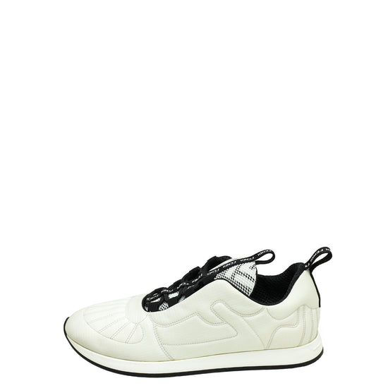 Fendi Bicolor Nylon FFreedom Sneakers 38