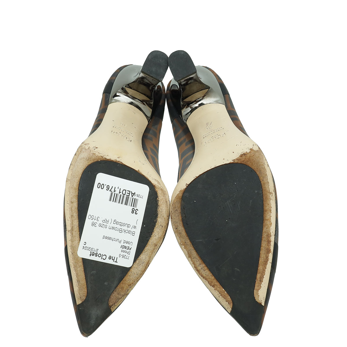 Fendi Bicolor Colibri Mesh Pumps 38 – THE CLOSET