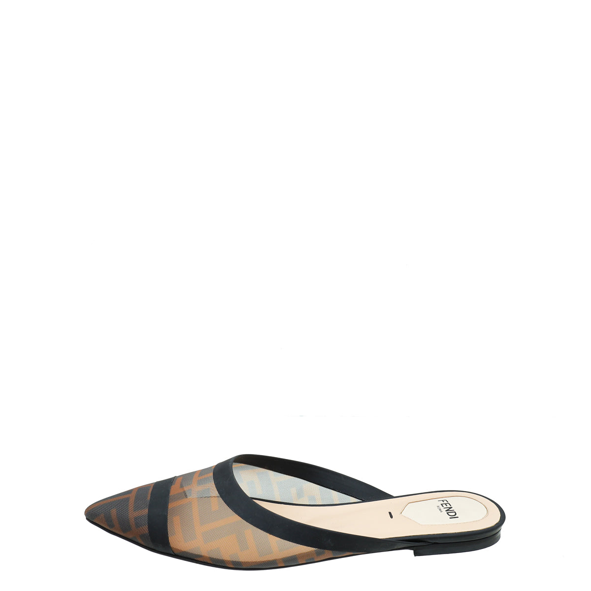 Fendi flat cheap mules