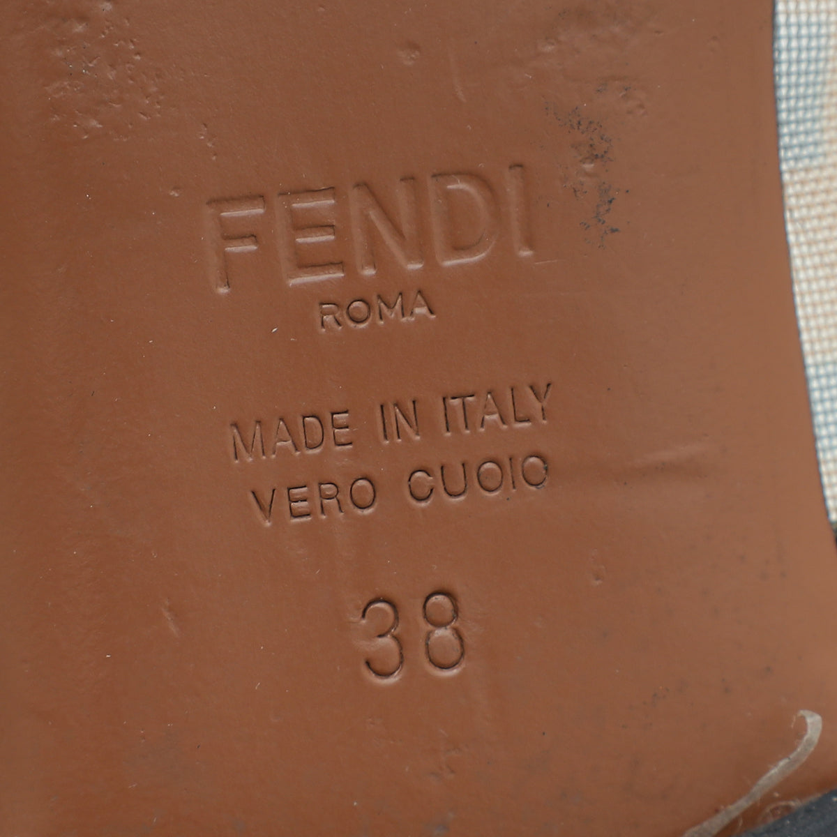 Fendi Bicolor Colibri FF Mesh Sabot Flat Mules 38