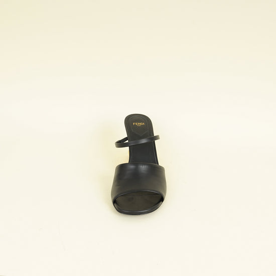 Fendi Black First Slide Mules 39.5