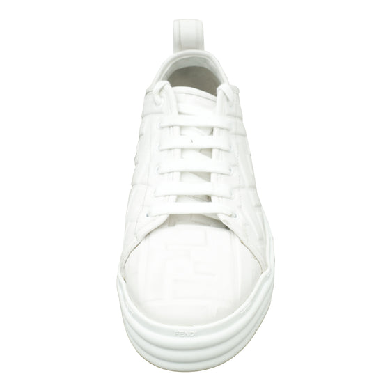 Fendi White Forever Fendi Rise Sneakers 40