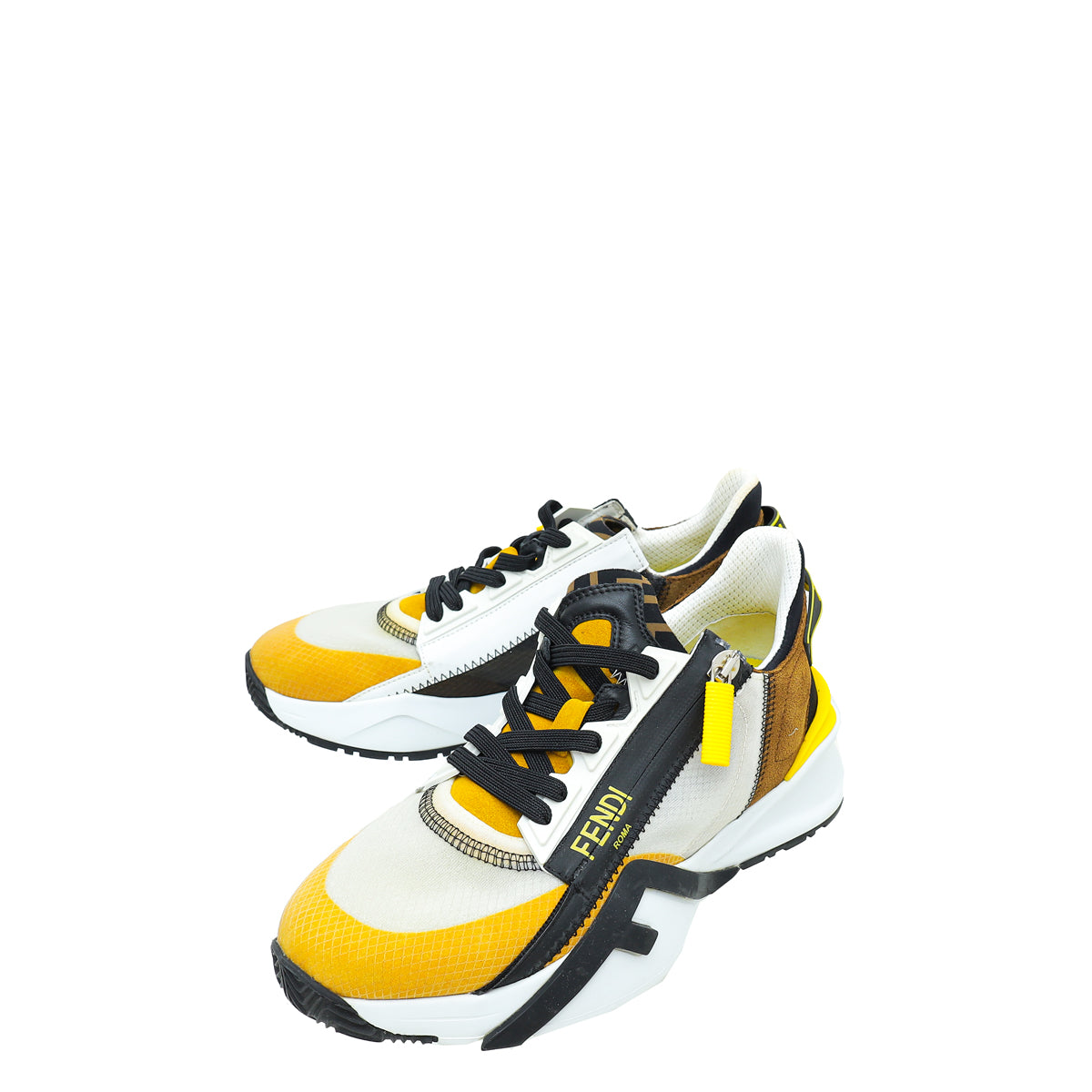 Fendi Multicolor "Flow" Sneakers 37.5-Fendi-THE CLOSET