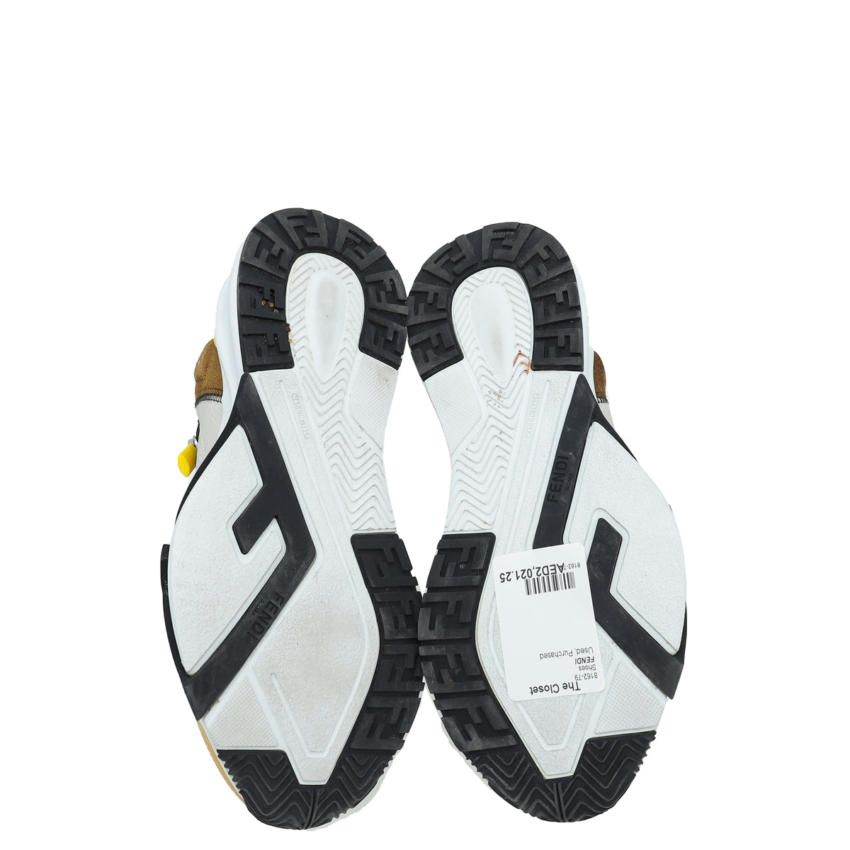 Fendi Multicolor "Flow" Sneakers 37.5