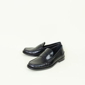 Fendi Black Logo Loafers 8