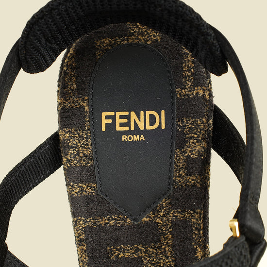 Fendi Bicolor Colibrì Lite Medium-Heeled Slingback Pump 37