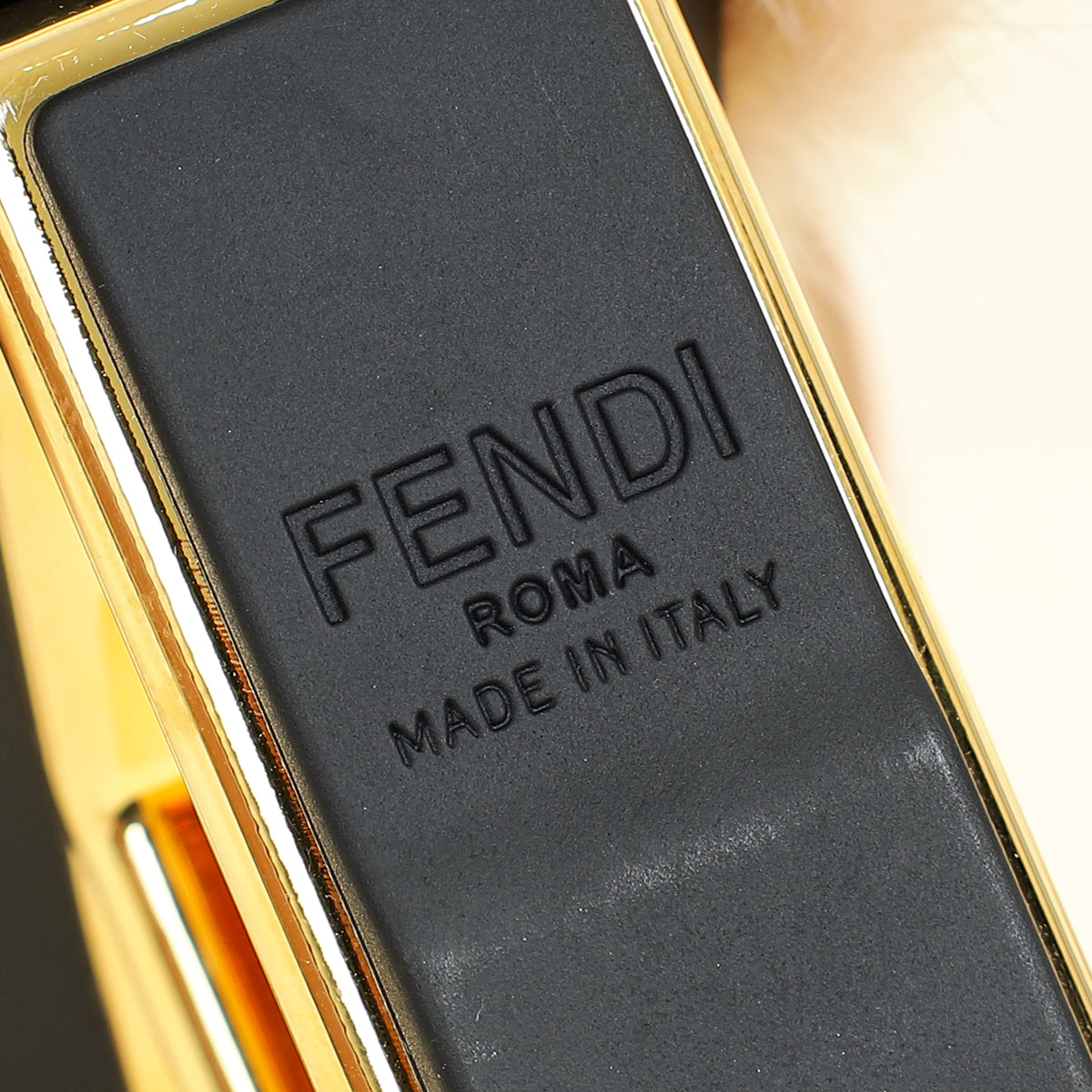 Fendi Nude First Mink Fur Sandal 38