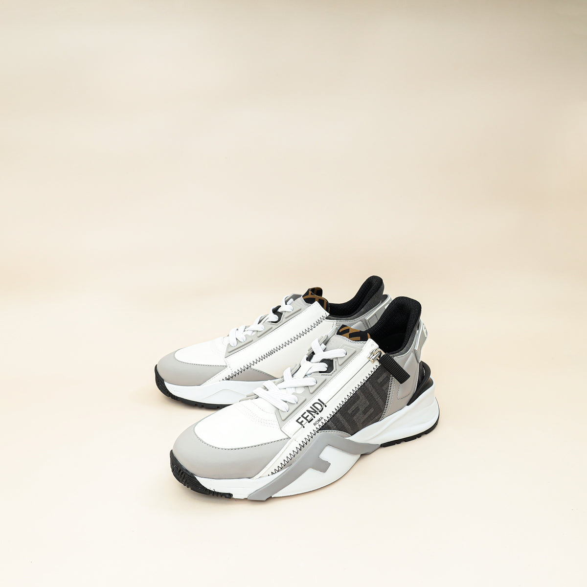 Fendi Bicolor Flow Sneakers 38-Fendi-THE CLOSET