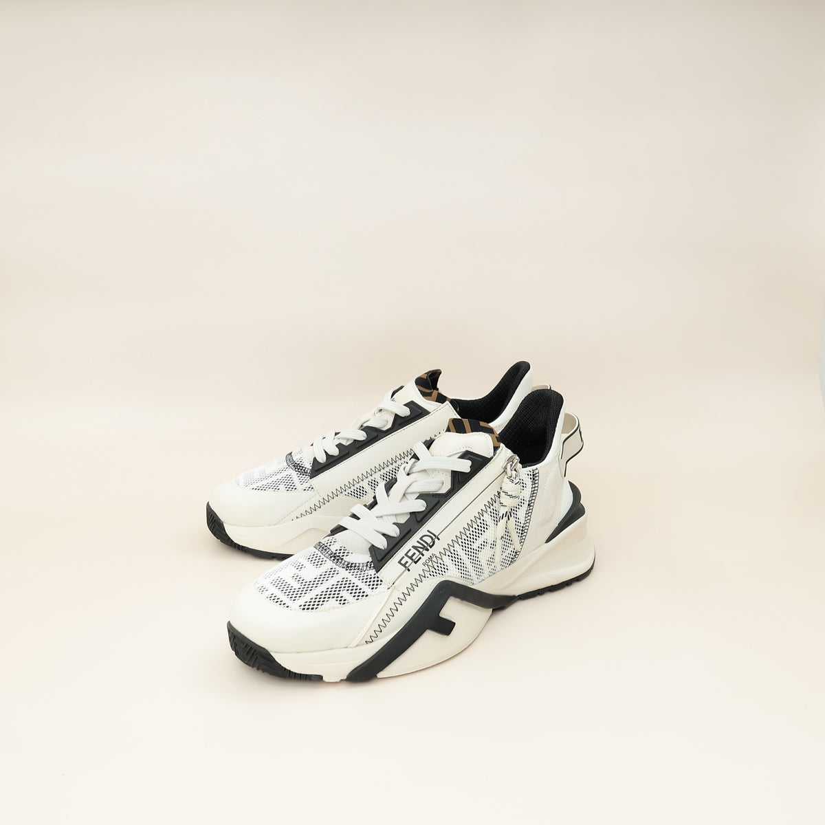 Fendi Bicolor Flow Sneakers 39-Fendi-THE CLOSET