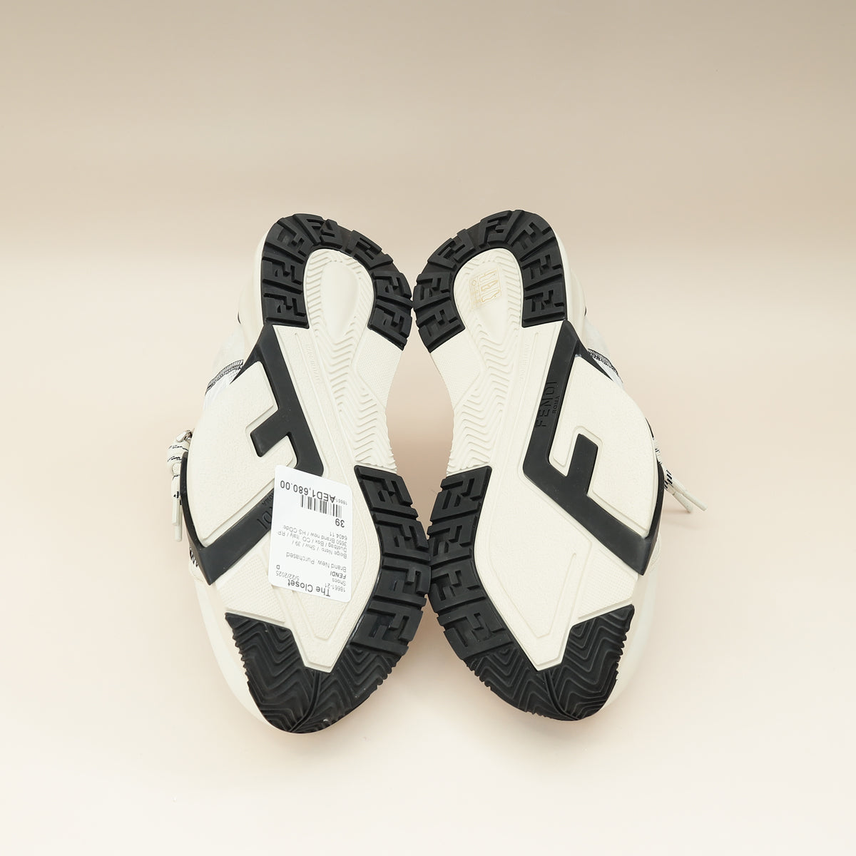 Fendi Bicolor Flow Sneakers 39-Fendi-THE CLOSET