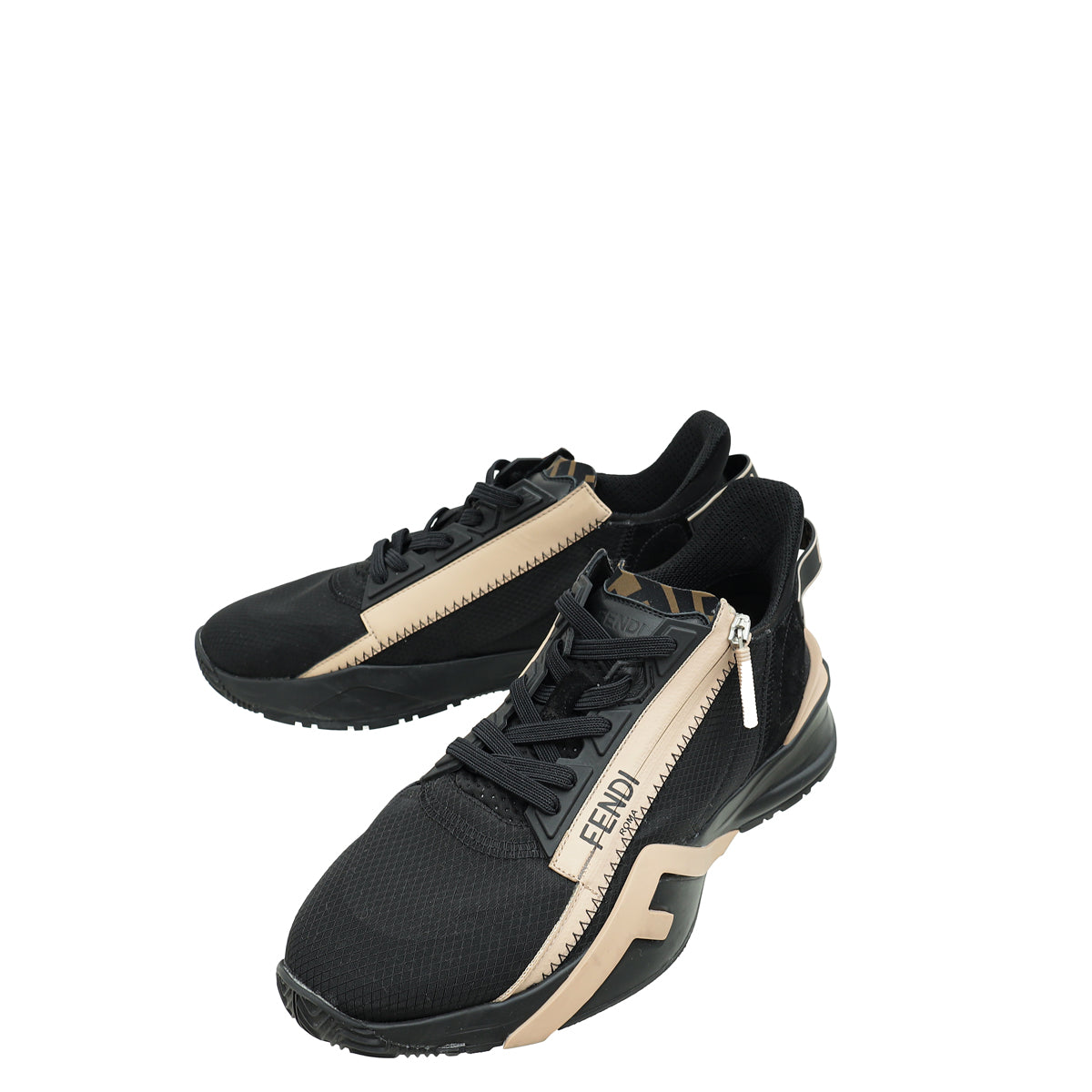 Fendi Bicolor Flow Mesh Sneakers 40-Fendi-THE CLOSET