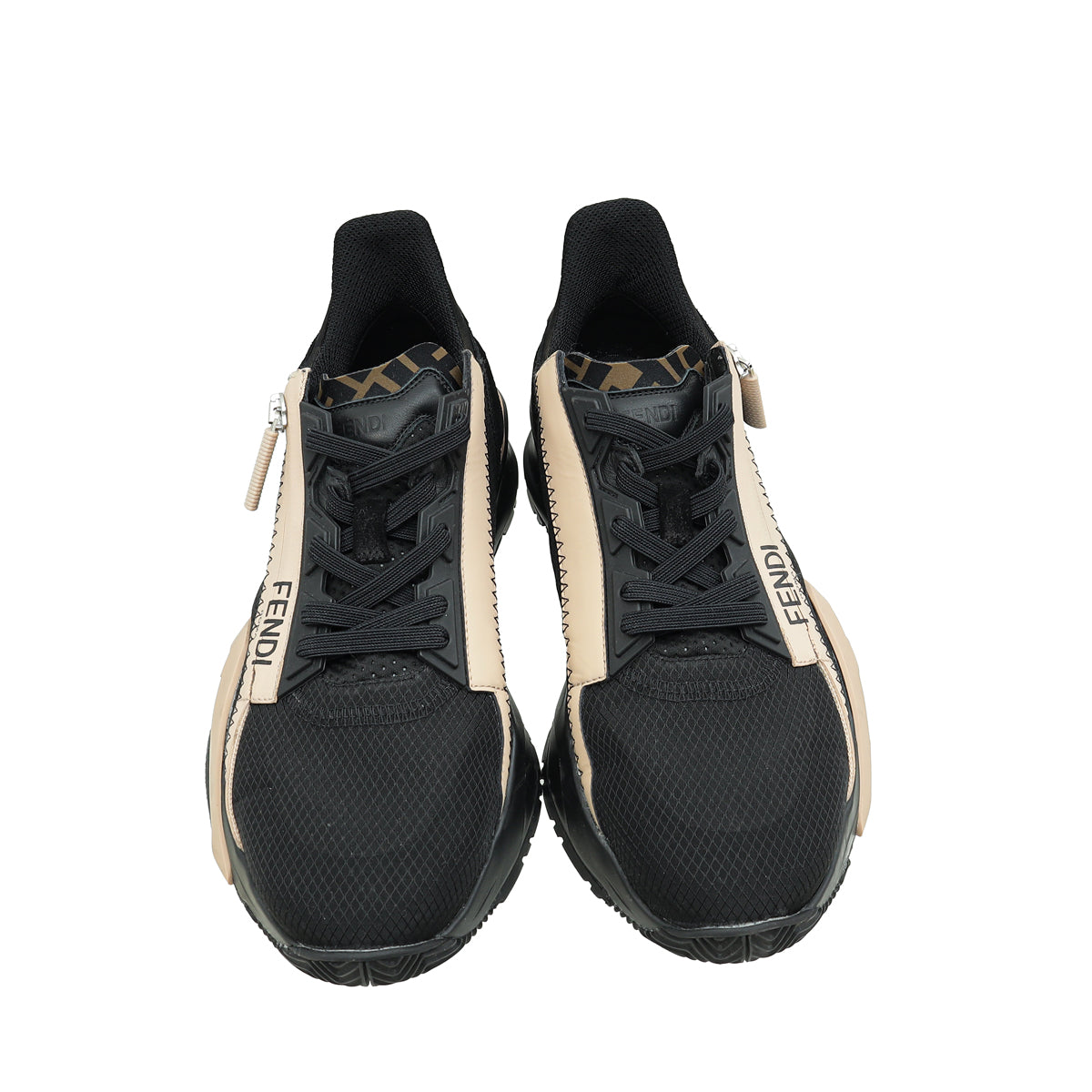 Fendi Bicolor Flow Mesh Sneakers 40-Fendi-THE CLOSET