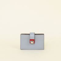 Fendi Grey Kan I Gusseted Card Holder