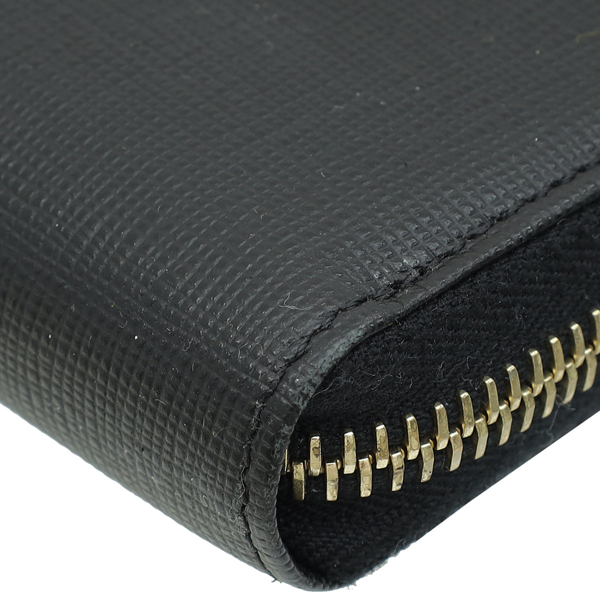 Fendi Black Vitello Elite Zippy Wallet-Fendi-THE CLOSET