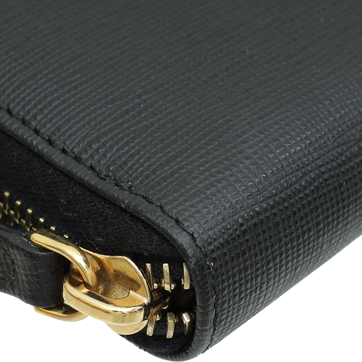 Fendi Black Vitello Elite Zippy Wallet-Fendi-THE CLOSET