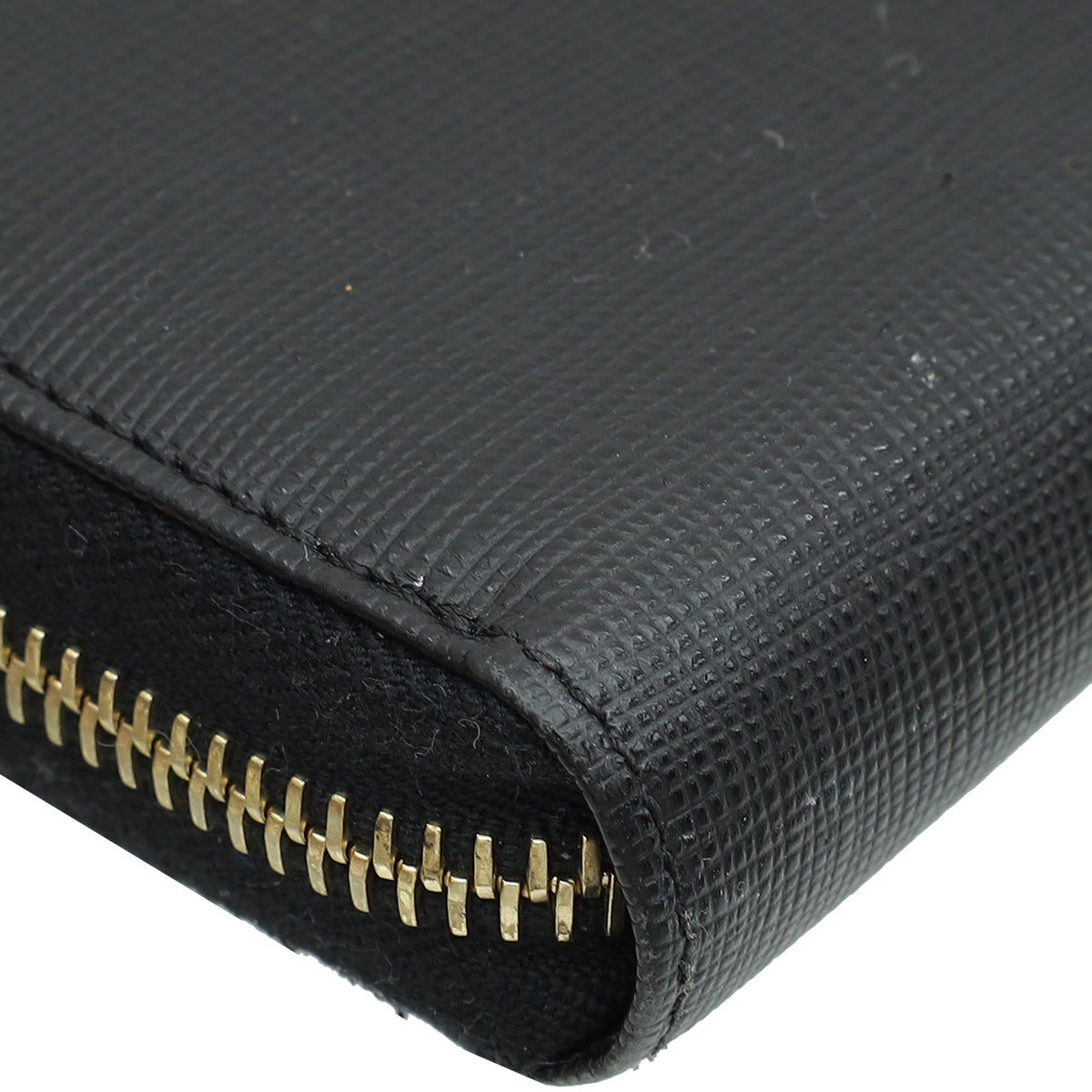 Fendi Black Vitello Elite Zippy Wallet-Fendi-THE CLOSET