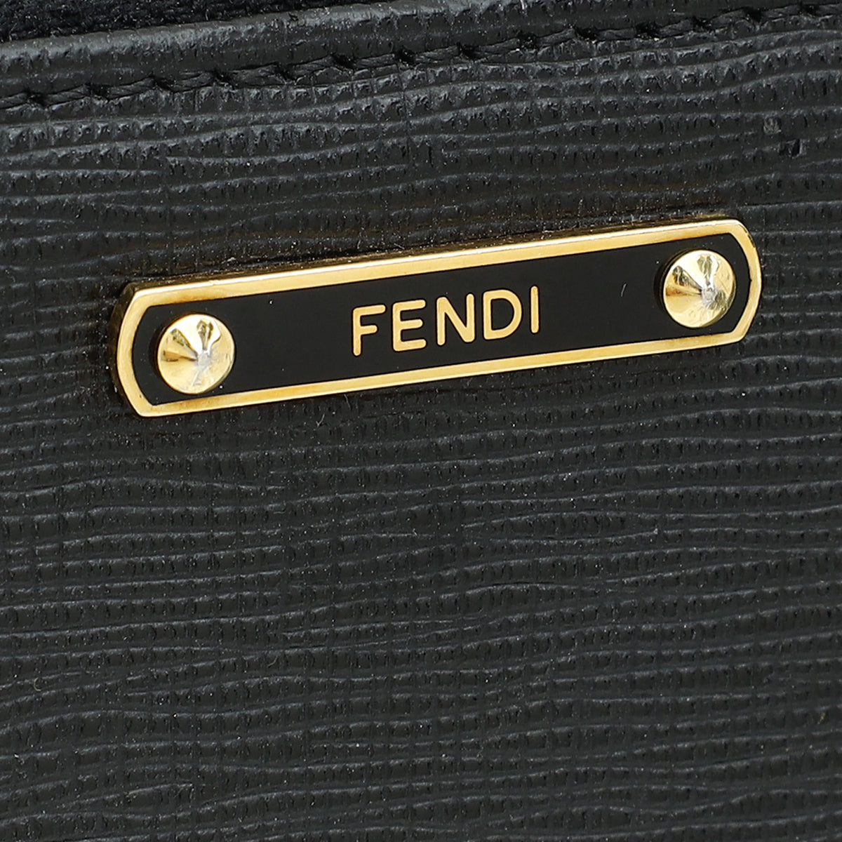 Fendi Black Vitello Elite Zippy Wallet-Fendi-THE CLOSET