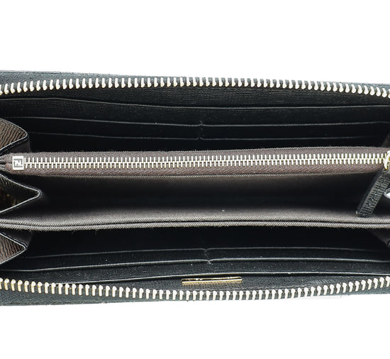 Fendi Black Vitello Elite Zippy Wallet-Fendi-THE CLOSET