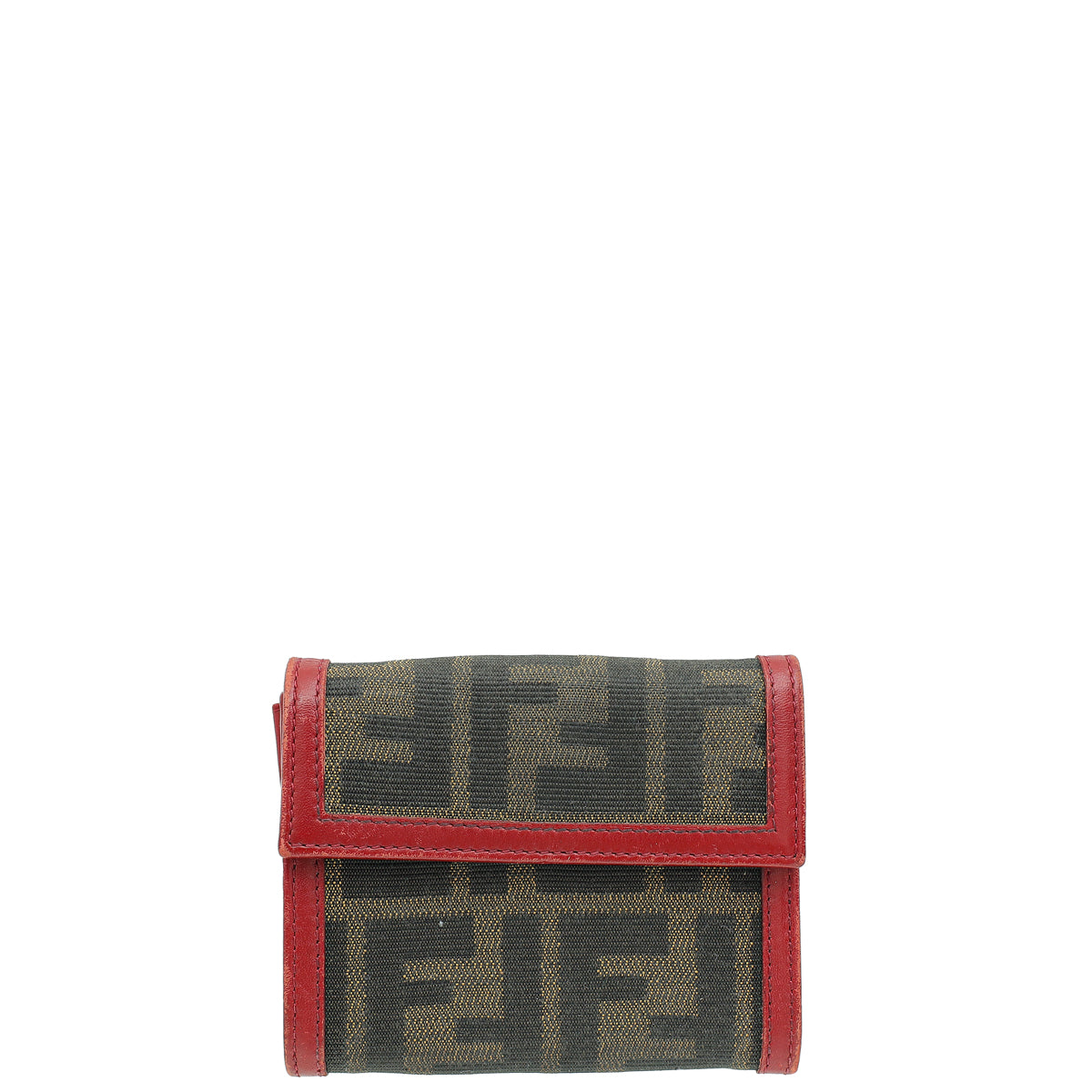 Fendi Bicolor FF Zucca Small Wallet-Fendi-THE CLOSET