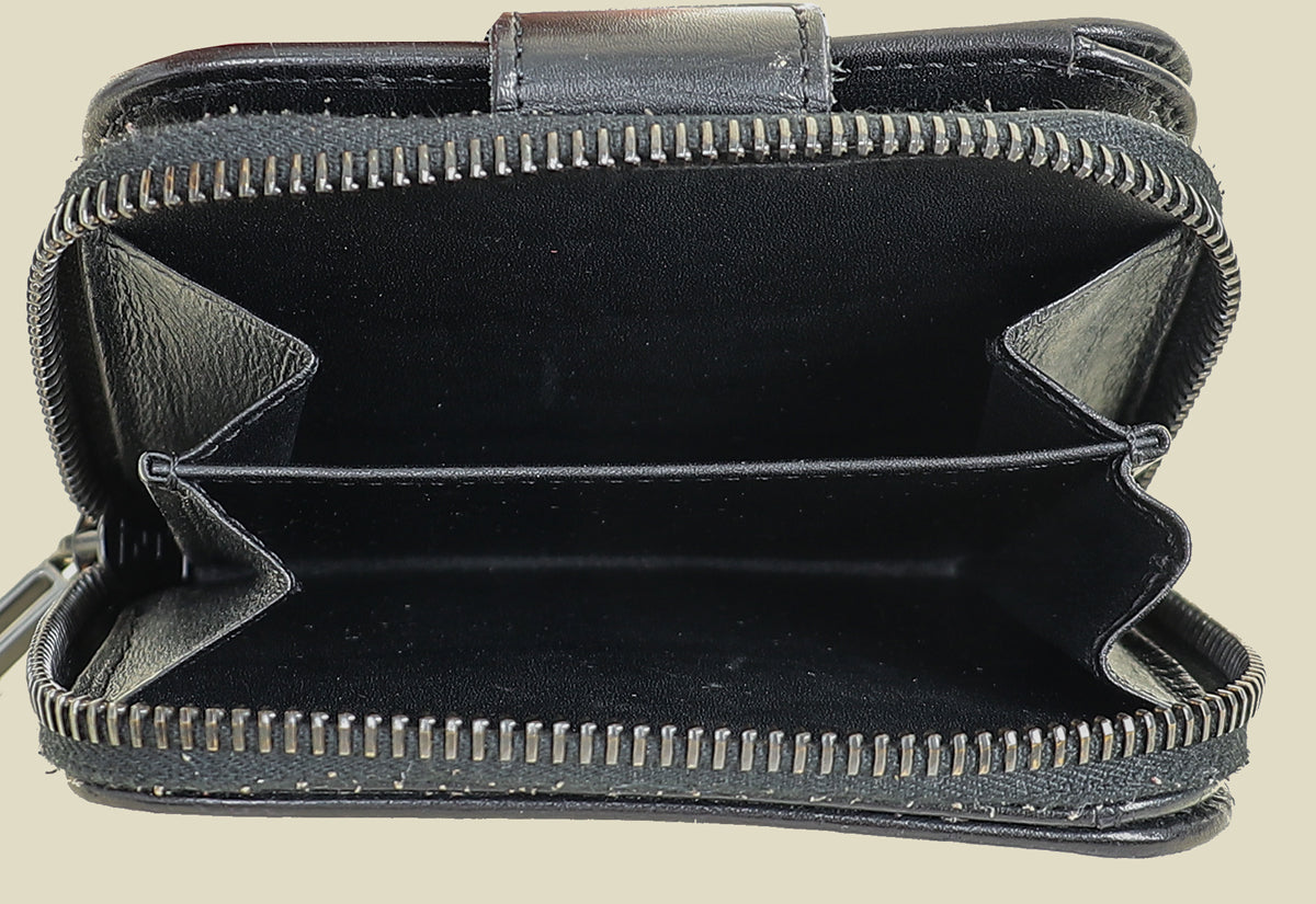 Fendi Brown Zucchino Vitello Compact Wallet