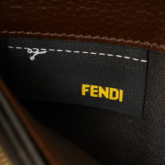 Fendi Tobacco Zucca Zip Around Long Wallet-Fendi-THE CLOSET
